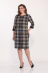 Платье Lady Style Classic 1758/1 темно-синий_желтый