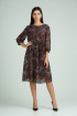 Платье Moda Versal П2318 коричневый