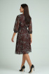 Платье Moda Versal П2318 коричневый