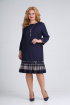 Платье Moda Versal П2233 т.синий_пудра