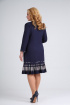 Платье Moda Versal П2233 т.синий_пудра