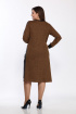 Платье Lady Style Classic 1733 коричневый-черный