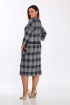 Платье Lady Style Classic 1673 темно-синий_серый