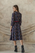 Платье ARTiMODA 321-03 синий_принт_цветы