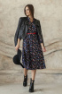 Платье ARTiMODA 321-03 синий_принт_цветы