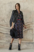 Платье ARTiMODA 321-03 синий_принт_цветы
