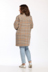 Пальто Lady Style Classic 2195/1 бежевая_клетка