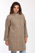 Пальто Lady Style Classic 2195/1 бежевая_клетка