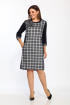 Платье Lady Style Classic 1488 темно-синий_серый