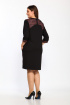 Платье Lady Style Classic 1488/1 черный_малина