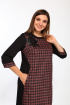Платье Lady Style Classic 1488/1 черный_малина