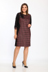 Платье Lady Style Classic 1488/1 черный_малина
