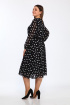 Платье Lady Style Classic 2316 черный-белый_горох