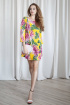 Платье ARTiMODA 321-10 желтый_принт_цветы
