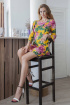 Платье ARTiMODA 321-10 желтый_принт_цветы
