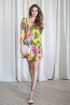 Платье ARTiMODA 321-10 желтый_принт_цветы