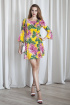 Платье ARTiMODA 321-10 желтый_принт_цветы