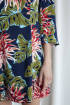 Платье ARTiMODA 321-10 синий_принт_цветы