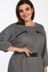 Платье Lady Style Classic 2326 синий-бежевый_клетк