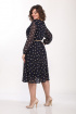 Платье Lady Style Classic 2205/5 темно-синий_бежевый
