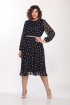 Платье Lady Style Classic 2205/5 темно-синий_бежевый