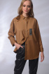  Блуза MAX 1-030 коричневый