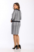 Платье Lady Style Classic 1505/1 серый_черный