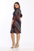 Платье Lady Style Classic 1123/7 темно-синий_красный
