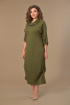 Платье Lady Style Classic 1233/4 хаки