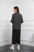  Блуза SandyNa 13929 черный_дизайн