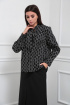  Блуза SandyNa 13929 черный_дизайн