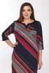 Платье Lady Style Classic 1123/10 темно-синий_красный