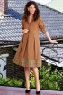 Платье Teffi Style L-1587 золотой