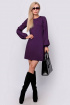 Платье PATRICIA by La Cafe NY14820 баклажановый
