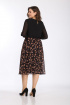 Платье Lady Style Classic 2406 черный_бежевый