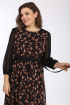 Платье Lady Style Classic 2406 черный_бежевый