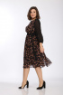 Платье Lady Style Classic 2406 черный_бежевый