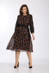 Платье Lady Style Classic 2406 черный_бежевый