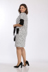 Платье Lady Style Classic 2397 белый_черный