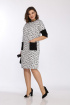 Платье Lady Style Classic 2397 белый_черный