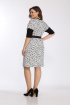 Платье Lady Style Classic 2397 белый_черный
