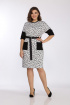 Платье Lady Style Classic 2397 белый_черный