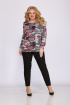 Блуза Mamma Moda М-19 серый_фон_красный