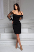  Платье DoMira 01-628В черный