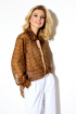 Блуза DiLiaFashion 0584 коричневый