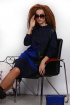  Платье PATRICIA by La Cafe C15060 темно-синий,синий