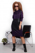  Платье PATRICIA by La Cafe C15060 фиолетовый,черный