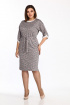 Платье Lady Style Classic 2434/2 серый_розовый