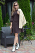  Платье PATRICIA by La Cafe NY14889 коричневый