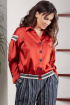 Блуза Teffi Style L-1549 кирпичный